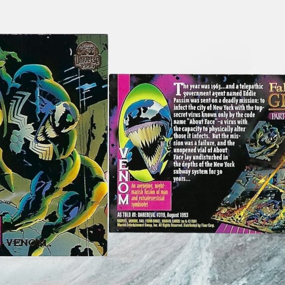 1994 Marvel Trading Cards - Fall From Grace Full Set of 9 - Picture 10 of 11